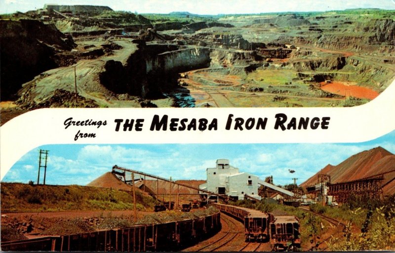 Minnesota Greetings From The Mesaba Iron Range