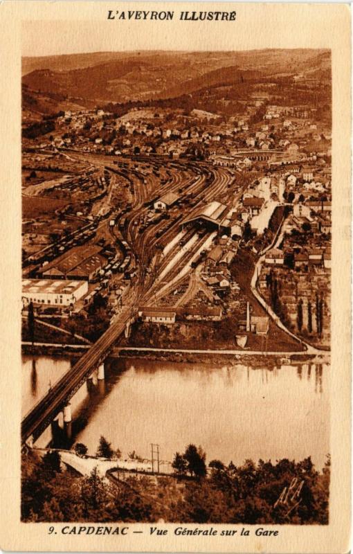 CPA L'Aveyron Illustré - CAPDENAC - Vue Générale sur la Gare (290128)