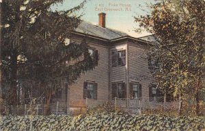 East Greenwich Rhode Island Fiske House Vintage Postcard AA7271