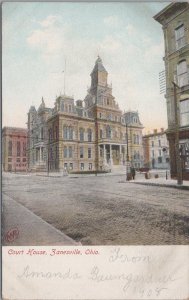 Postcard Court House Zanesville Ohio OH