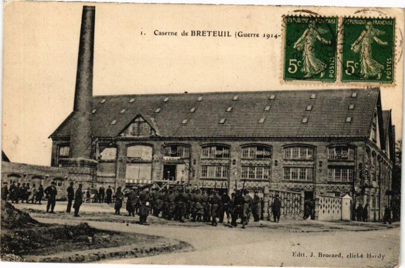 CPA Caserne de BRETEUIL (28865)