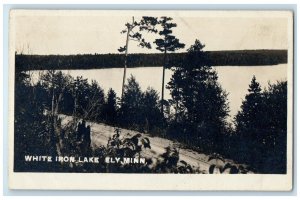 c1940 White Iron Lake Exterior Building Ely Minnesota Vintage Antique Postcard