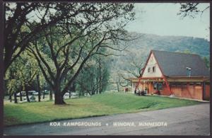 KOA Kampgrounds,Winona,MN Postcard