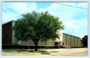 HATTIESBURG, MS ~ Library MISSISSIPPI SOUTHERN COLLEGE ca 1960s  Postcard