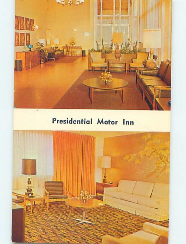 Unused Pre-1980 MOTEL SCENE Lynchburg Virginia VA hk0673