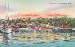 Massachusetts Annisquam Harbor Scene