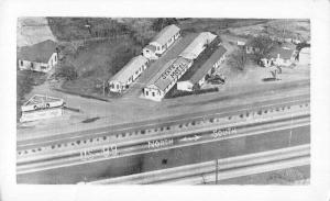 Fresno California State Motel Aerial View Antique Postcard J80548