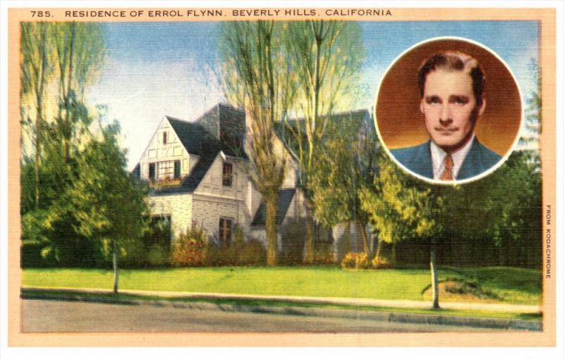 2946 CA Beverly Hills  Home of Errol Flynn