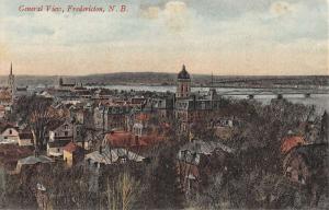 Fredericton New Brunswick Canada General View Of City Antique Postcard K30394