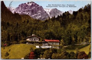 1910's Bad Reichenhall (Bayr Hochland) Alpengaststätte Schroffen Posted Postcard