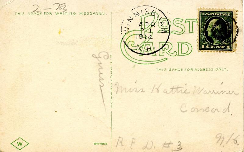 NH - Laconia. Winnipesaukee River and Dam