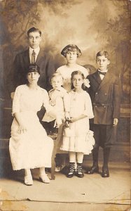 Family Portrait Hazle Park Studio, real photo - Hazelton, Pennsylvania PA  