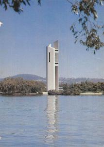 BR101935 the 53 bell carillon on lake burley griffin canberra   australia