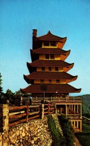 Pennsylvania Reading Rock Garden and Pagoda At Top Of Mt Penn