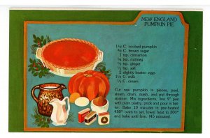Recipe - New England Pumpkin Pie