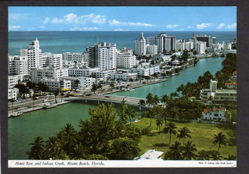 FL Hotels Collins Ave Miami Beach Florida Postcard