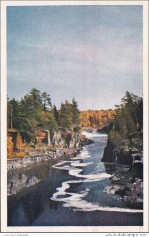 Canada Ontario The Gorge On The Montreal River Below The Upper Slate