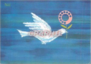 Modern Postcard Peace Dove Rene Chag