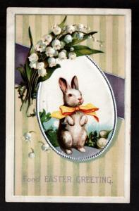 U S 1909 Easter Picture Postcard!