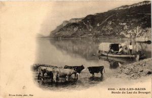 CPA AIX-les-BAINS Bords du Lac du BOURGET (681918)