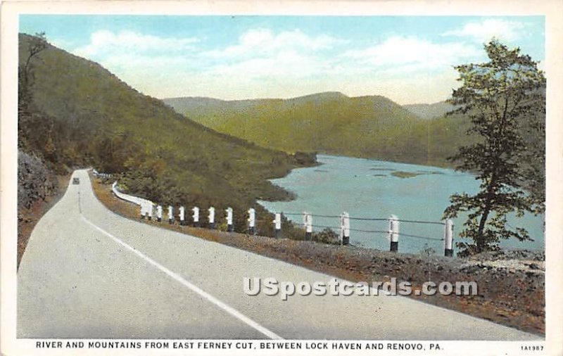 River & Mountains, East Ferney Cut - Renovo, Pennsylvania