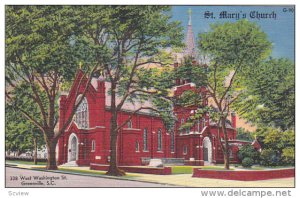 St. Mary's Church, GREENVILLE, South Carolina, 1930-1940s