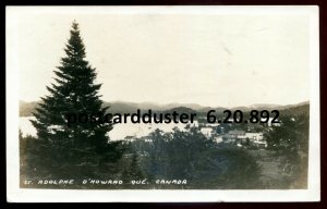 h3718 - ADOLPHE DE HOWARD Quebec 1947 Panoramic View. Real Photo Postcard