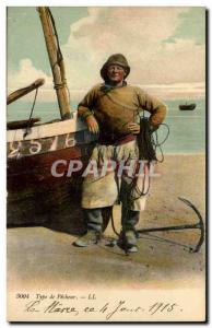 Type Old Fisherman -Carte Postale