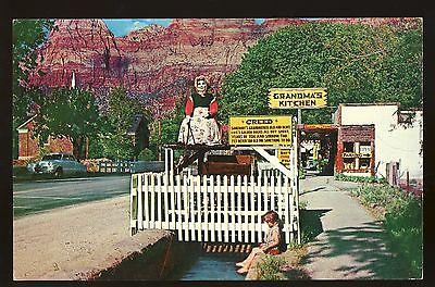 Springdale, Utah/UT Postcard, Grandma's Gift Shop & Kitchen,