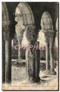 Old Postcard Saint Bertrand de Comminges pillar of the four evangelists