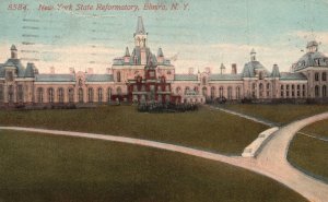 Vintage Postcard 1914 New York State Reformatory Building Elmira New York Rubin