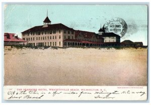 1905 Seashore Hotel Wrightsville Beach Sand Wilmington North Carolina Postcard
