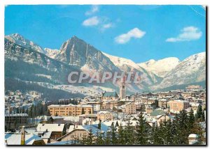 Postcard Modern Dolomites Cortina Col Rosa e Croda del Beco