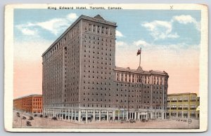 King Edward Hotel Toronto Canada Historic Landmark Building Postcard