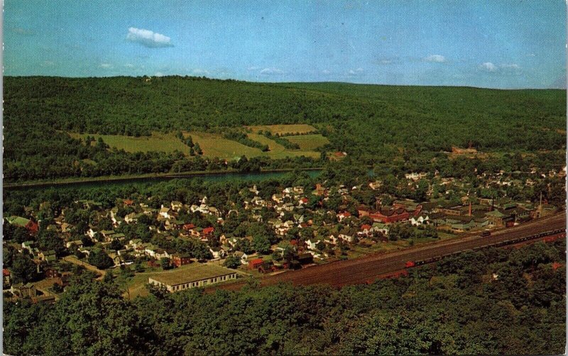 View Point Peter Port Jervis New York NY Delware Valley Postcard VTG UNP Vintage 