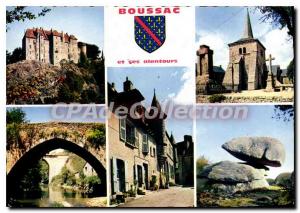 Postcard Modern Boussac Le Chateau De L'Eglise De Toulx-Sainte-Croix