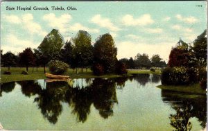 Postcard BOAT SCENE Toledo Ohio OH AK6580