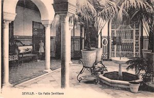 Un Patio Sevillano Sevilla Spain Unused 