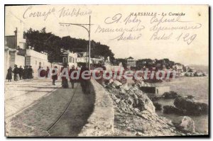 Postcard Old Marseille The Corniche