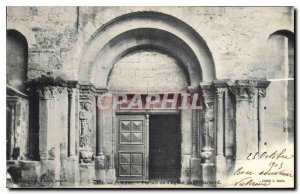 Postcard Ancient Romans Portal of the Church of Saint Barnard