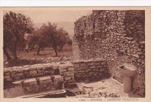 Tunisia Dougga Latrines Publiques