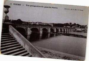 CPA TOURS - Vue perspectie du pont de Pierre (227307)