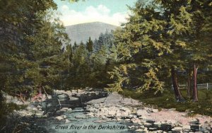 Vintage Postcard 1909 Green River in Berkshires Massachusetts Hugh C. Leighton