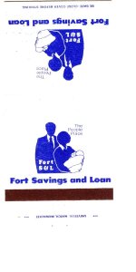 Fort Savings and Loan, The People Place, Matchbook Cover