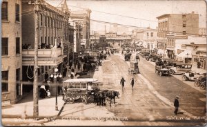 Canada 3RD Avenue And 21ST Street Saskatoon Saskatchewan Vintage RPPC C029