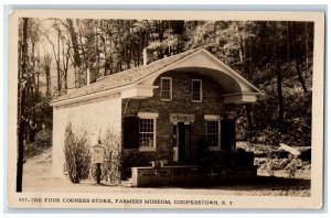 c1940's Four Corners Store Farmers Museum Cooperstown NY RPPC Photo Postcard