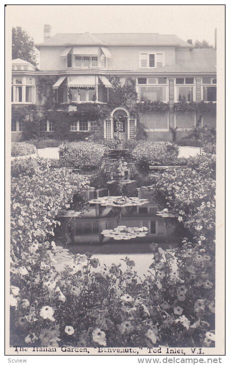 RP; The Italian Garden, Benvenuto, Tod Inlet, VANCOUVER ISLAND, Canada, 10-20s