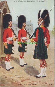 Scottish Military Postcard -The Argyll and Sutherland Highlanders  Ref.RS31952