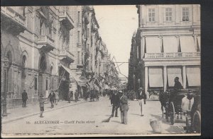 Egypt Postcard - Alexandrie - Cherif Pacha Street      RS4704