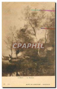 Old Postcard Corot Birch Musee de Longchamp Marseille